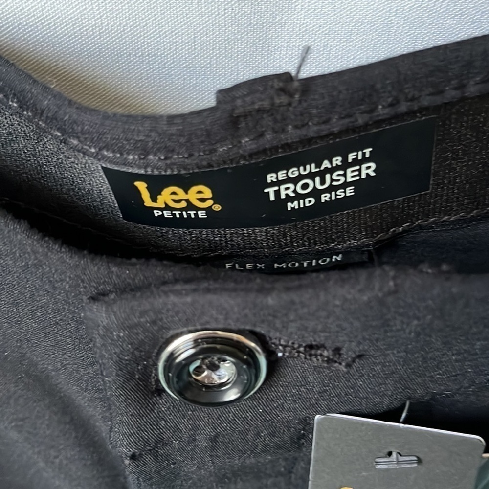 Lee Flex Motion Black Pants Bootcut - Picture 5 of 9